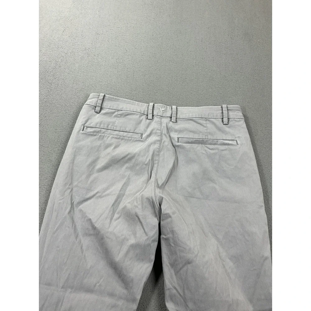 Birddogs Pants Mens 34x31 Gray Stretch Chino‎ Lightweight Casual Travel Golf